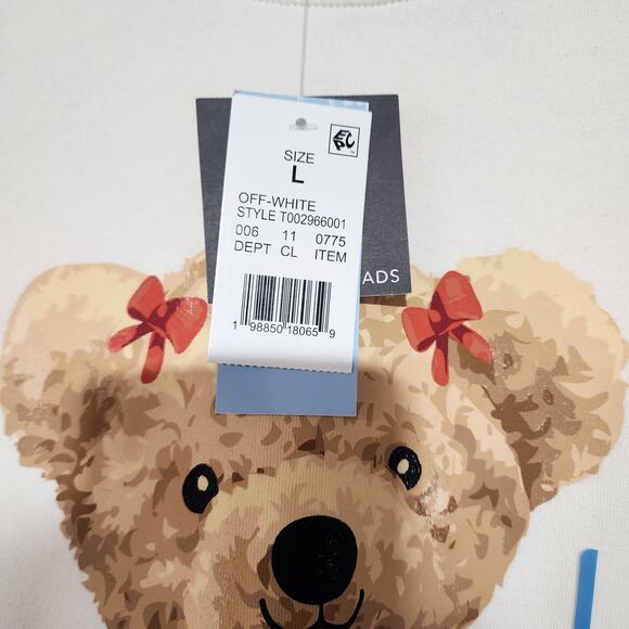 Bear hugging heart sweatshirt women's Large Grayson/threads Faded - Picture 3 of 7